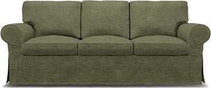 Bemz IKEA - Hoes voor 3-zitsbank Ektorp, Meadow Green, BOUCLÉ EN TEXTUUR