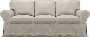 Bemz IKEA - Hoes voor 3-zitsbank Ektorp, Natural White, Fluweel
