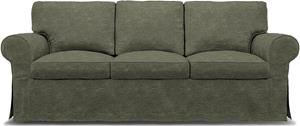 Bemz IKEA - Hoes voor 3-zitsbank Ektorp, Green Grey, Fluweel