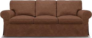 Bemz IKEA - Hoes voor 3-zitsbank Ektorp, Vintage Rose, Fluweel