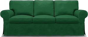 Bemz IKEA - Hoes voor 3-zitsbank Ektorp, Abundant Green, Fluweel