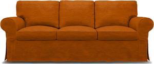 Bemz IKEA - Hoes voor 3-zitsbank Ektorp, Cognac, Fluweel