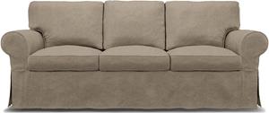 Bemz IKEA - Hoes voor 3-zitsbank Ektorp, Birch, WOL