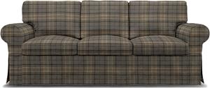Bemz IKEA - Hoes voor 3-zitsbank Ektorp, Bark Brown, WOL