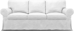 Bemz IKEA - Hoes voor 3-zitsbank Ektorp, Absolute White, Linnen