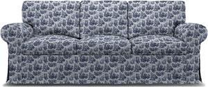 Bemz IKEA - Hoes voor 3-zitsbank Ektorp, Dark Blue, BOUCLÉ EN TEXTUUR