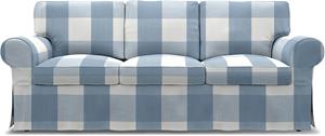 Bemz IKEA - Hoes voor 3-zitsbank Ektorp, Sky Blue, Linnen