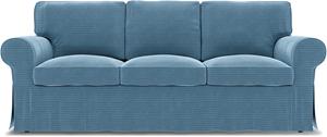 Bemz IKEA - Hoes voor 3-zitsbank Ektorp, Sky Blue, Corduroy
