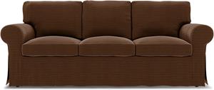 Bemz IKEA - Hoes voor 3-zitsbank Ektorp, Chocolate Brown, Corduroy
