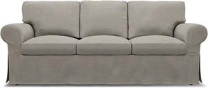 Bemz IKEA - Hoes voor 3-zitsbank Ektorp, Greige, BOUCLÉ EN TEXTUUR