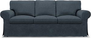 Bemz IKEA - Hoes voor 3-zitsbank Ektorp, Denim, BOUCLÉ EN TEXTUUR