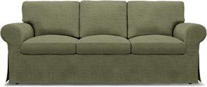 Bemz IKEA - Hoes voor 3-zitsbank Ektorp, Meadow Green, BOUCLÉ EN TEXTUUR