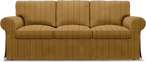 Bemz IKEA - Hoes voor 3-zitsbank Ektorp, Mustard Stripe, Moody Seventies Collection