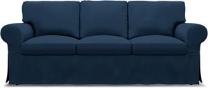 Bemz IKEA - Hoes voor 3-zitsbank Ektorp, Deep Navy Blue, Katoen