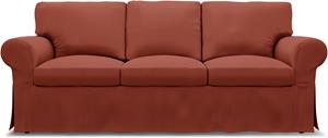 Bemz IKEA - Hoes voor 3-zitsbank Ektorp, Burnt Orange, Katoen