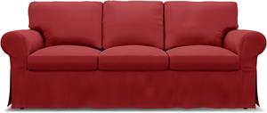 Bemz IKEA - Hoes voor 3-zitsbank Ektorp, Scarlet Red, Katoen