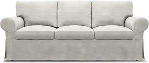 Bemz IKEA - Hoes voor 3-zitsbank Ektorp, Silver Grey, Katoen