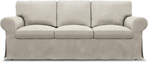 Bemz IKEA - Hoes voor 3-zitsbank Ektorp, Silver Grey, Katoen