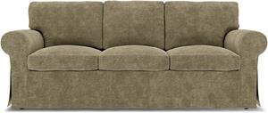 Bemz IKEA - Hoes voor 3-zitsbank Ektorp, Beige, Fluweel