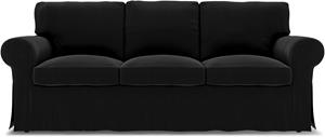 Bemz IKEA - Hoes voor 3-zitsbank Ektorp, Black, Fluweel