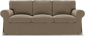 Bemz IKEA - Hoes voor 3-zitsbank Ektorp, Taupe, Fluweel