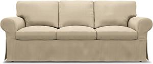 Bemz IKEA - Hoes voor 3-zitsbank Ektorp, Unbleached, Linnen