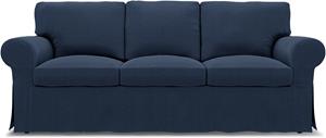 Bemz IKEA - Hoes voor 3-zitsbank Ektorp, Navy Blue, Linnen