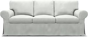 Bemz IKEA - Hoes voor 3-zitsbank Ektorp, Silver Grey, Linnen