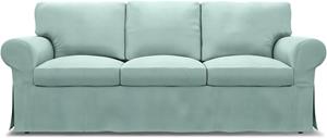 Bemz IKEA - Hoes voor 3-zitsbank Ektorp, Mineral Blue, Linnen