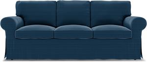 Bemz IKEA - Hoes voor 3-zitsbank Ektorp, Denim Blue, Moody Seventies Collection