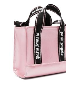 Palm Angels Kids Metallic kleine shopper - Roze