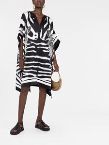 Dolce & Gabbana Shiftjurk met zebraprint - Zwart