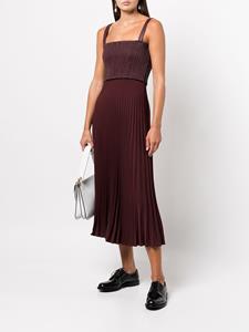Proenza Schouler White Label Geplooide jurk - Paars