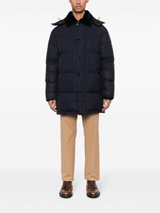Brioni Gewatteerde donsjas - Blauw