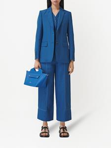 Burberry Broek met wijde pijpen - Blauw