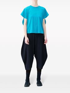 Pleats Please Issey Miyake A-POC cropped trousers - Zwart