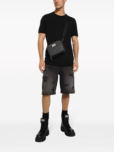 Dolce & Gabbana Schoudertas met monogram met logoplakkaat - Zwart