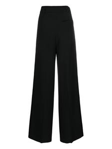 BOSS Broek met wijde pijpen - Zwart