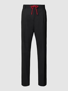 HUGO Stoffen broek met tunnelkoord, model 'Teagan'