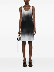 Peter Do faded-effect detachable-panel dress - Grijs