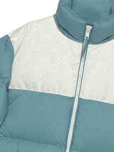 Gucci GG canvas padded jacket - Blauw