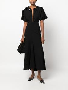 Victoria Beckham Jurk met ruches - Zwart