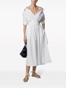 Altuzarra Lydia V-neck dress - Wit