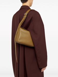 Jil Sander Schoudertas met verstelbare band - 922 BROWN