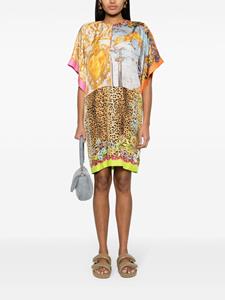 Moschino Zijden jurk - Oranje