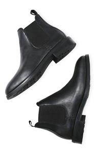 Will's Vegan Store Herren vegan Chelsea-Boots Schwarz