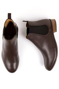 Will's Vegan Store Herren vegan Chelsea Boots Dunkelbraun