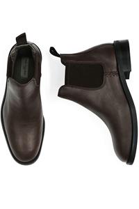 Will's Vegan Store Herren vegan Chelsea Boots Wasserdicht Dunkelbraun