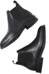 Will's Vegan Store Herren vegan Chelsea Boots Wasserdicht Schwarz