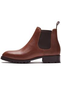 Will's Vegan Store Herren vegan Herren Chelsea Boots Isolierte Wasserdichte Kastanie